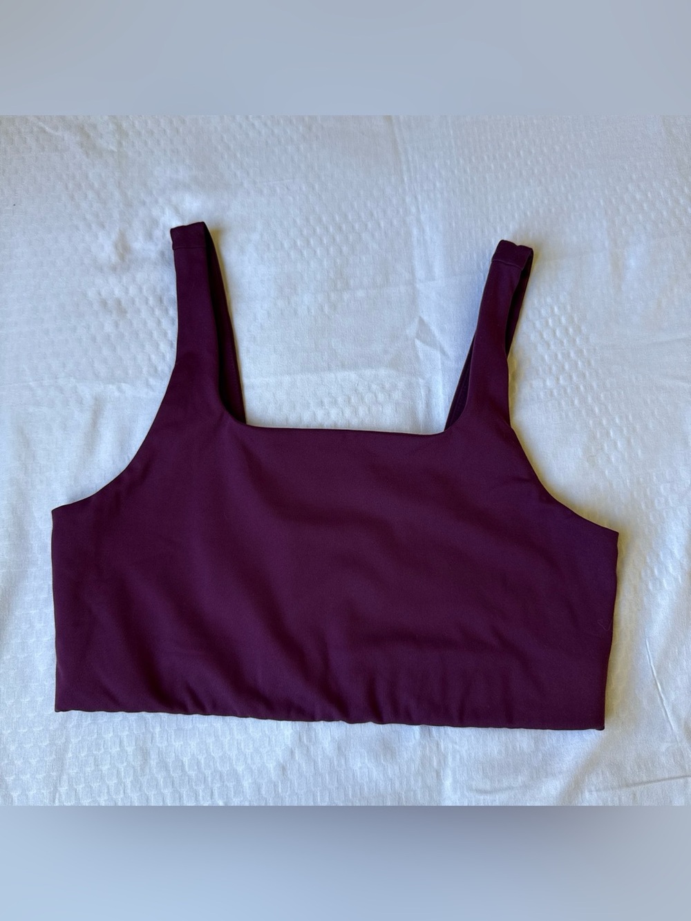 girlfriend collective Sports bra in Deep Plum